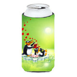 Caroline'S Treasures Aph0246Tbc My Love Song Penguins Tall Boy Koozie Hugger, Multicolor