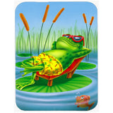 Caroline'S Treasures Frog Chilaxin On The Lilly Pad Mouse Pad, Hot Pad Or Trivet, Multicolor (Aph0521Mp)