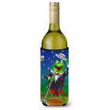 Caroline'S Treasures Aph0523Literk Frog Comedy Routine Wine Bottle Koozie Hugger, 750Ml, Multicolor