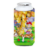 Caroline'S Treasures Aph0977Tbc Animals Under The Coconut Tree Tall Boy Koozie Hugger, Multicolor