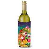 Caroline'S Treasures Aph1662Literk Happy Birthday Clown Wine Bottle Koozie Hugger, 750Ml, Multicolor