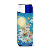 Caroline'S Treasures Angels Baking Michelob Ultra Koozies For Slim Cans, Multicolor