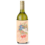 Caroline'S Treasures Aph2039Literk Love Valentine'S Day Bouquet Wine Bottle Koozie Hugger, 750Ml, Multicolor