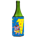 Caroline'S Treasures Aph2161Literk Happy 1St Birthday Age 1 Wine Bottle Koozie Hugger, 750Ml, Multicolor