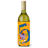 Caroline'S Treasures Aph2163Literk Happy 5Th Birthday Age 5 Wine Bottle Koozie Hugger, 750Ml, Multicolor