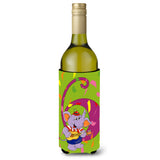 Caroline'S Treasures Aph2164Literk Happy 6Th Birthday Age 6 Wine Bottle Koozie Hugger, 750Ml, Multicolor