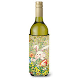 Caroline'S Treasures Aph2954Literk Easter Bunny And Eggs Wine Bottle Koozie Hugger, 750Ml, Multicolor
