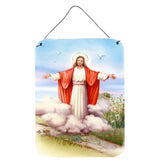 Caroline'S Treasures Easter Jesus Is Risen Wall Or Door Hanging Prints Aph3420Ds1216, 16Hx12W, Multicolor