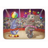Caroline'S Treasures Circus Elephand And Dolphin Floor Mat, 19 X 27, Multicolor
