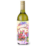 Caroline'S Treasures Aph4070Literk Wedding Bouquet Wine Bottle Koozie Hugger, 750Ml, Multicolor