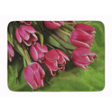 Caroline'S Treasures Pink Tulips Floor Mat, 19 X 27, Multicolor