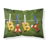 Caroline'S Treasures New Baby Clown Clothesline Fabric Standard Pillowcase Aph5091Pillowcase, Multicolor