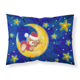 Caroline'S Treasures Bear Sleeping In The Moon And Stars Fabric Standard Pillowcase Aph514Bpillowcase, Multicolor