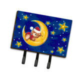 Caroline'S Treasures Bear Sleeping In The Moon And Stars Leash Or Key Holder Aph514Bth68, Triple, Multicolor