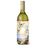 Caroline'S Treasures The Shepherds And Angels Appearing Wine Bottle Koozie Hugger, 750Ml, Multicolor