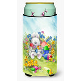 Caroline'S Treasures Aph5528Tbc Easter Bunny And Eggs Tall Boy Koozie Hugger, Multicolor