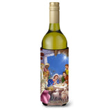 Caroline'S Treasures The Wise Men At The Nativity Christmas Wine Bottle Koozie Hugger, 750Ml, Multicolor
