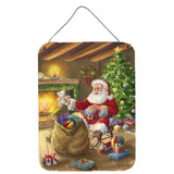 Caroline'S Treasures Christmas Santa Claus Unloading Toys Wall Or Door Hanging Prints Aph5793Ds1216, 16Hx12W, Multicolor