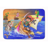 Caroline'S Treasures Boy Playing Piriate With Dolphin Floor Mat, 19 X 27, Multicolor