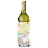 Caroline'S Treasures New Baby In Crib Wine Bottle Koozie Hugger, 750Ml, Multicolor
