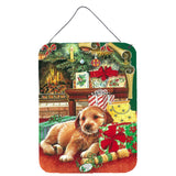 Caroline'S Treasures Christmas Puppy Wall Or Door Hanging Prints Aph7552Ds1216, 16Hx12W, Multicolor