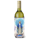 Caroline'S Treasures Aph8805Literk Religious Blessed Virgin Mother Mary Wine Bottle Koozie Hugger, 750Ml, Multicolor