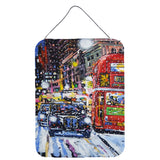 Caroline'S Treasures London Snow By Roy Avis Wall Or Door Hanging Prints Ara0133Ds1216, 16H X 12W, Multicolor