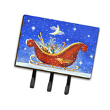 Caroline'S Treasures Christmas Santa'S Sleigh By Roy Avis Leash Or Key Holder Ara0143Th68, Triple, Multicolor
