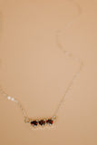 Garnet Holy Family Hearts® | Silver