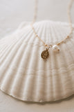 Miraculous Medal & Pearl Necklace