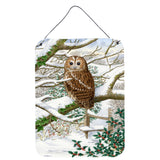 Caroline'S Treasures Tawny Owl Wall Or Door Hanging Prints Asa2008Ds1216, 16Hx12W, Multicolor