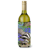 Caroline'S Treasures Badgers Wine Bottle Koozie Hugger, 750 Ml, Multicolor