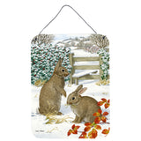 Caroline'S Treasures Rabbits Wall Or Door Hanging Prints Asa2034Ds1216, 16Hx12W, Multicolor
