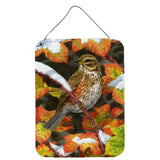 Caroline'S Treasures Redwing Wall Or Door Hanging Prints Asa2067Ds1216, 16Hx12W, Multicolor