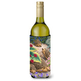Caroline'S Treasures Hedgehogs Wine Bottle Koozie Hugger, 750 Ml, Multicolor
