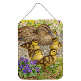 Caroline'S Treasures Female Mallard Duck And Ducklings Wall Or Door Hanging Prints Asa2084Ds1216, 16Hx12W, Multicolor