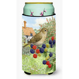 Caroline'S Treasures Garden Warbler Tall Boy Koozie Hugger, Multicolor