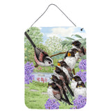 Caroline'S Treasures Long Tailed Tits Wall Or Door Hanging Prints Asa2102Ds1216, 16Hx12W, Multicolor
