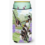 Caroline'S Treasures Asa2102Tbc Long Tailed Tits Tall Boy Koozie Hugger, Multicolor