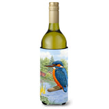 Caroline'S Treasures Asa2104Literk Kingfisher Wine Bottle Koozie Hugger, 750 Ml, Multicolor