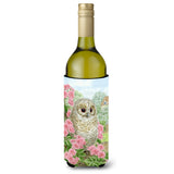 Caroline'S Treasures Tawny Owlet Wine Bottle Koozie Hugger, 750 Ml, Multicolor