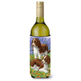 Caroline'S Treasures Welsh Springer Spaniel Pups Wine Bottle Koozie Hugger, 750 Ml, Multicolor