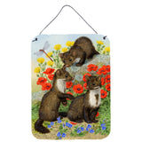 Caroline'S Treasures Stone Martins Beech Marten Wall Or Door Hanging Prints Asa2122Ds1216, 16Hx12W, Multicolor