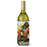 Caroline'S Treasures Stone Martins Beech Marten Wine Bottle Koozie Hugger, 750 Ml, Multicolor