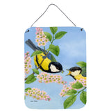 Caroline'S Treasures Eurasian Blue Tits Birds Wall Or Door Hanging Prints Asa2128Ds1216, 16Hx12W, Multicolor