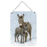 Caroline'S Treasures Donkeys Wall Or Door Hanging Prints Asa2149Ds1216, 16Hx12W, Multicolor