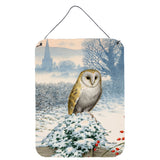Caroline'S Treasures Barn Owl Wall Or Door Hanging Prints Asa2157Ds1216, 16Hx12W, Multicolor