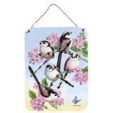 Caroline'S Treasures Party Of 5 Long Tailed Tits Wall Or Door Hanging Prints Asa2163Ds1216, 16Hx12W, Multicolor