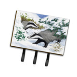 Caroline'S Treasures Asa2182Th68 Badgers In The Snow Leash Or Key Holder, Large, Multicolor