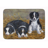 Caroline'S Treasures Border Collie Puppies Floor Mat, 19 X 27, Multicolor
